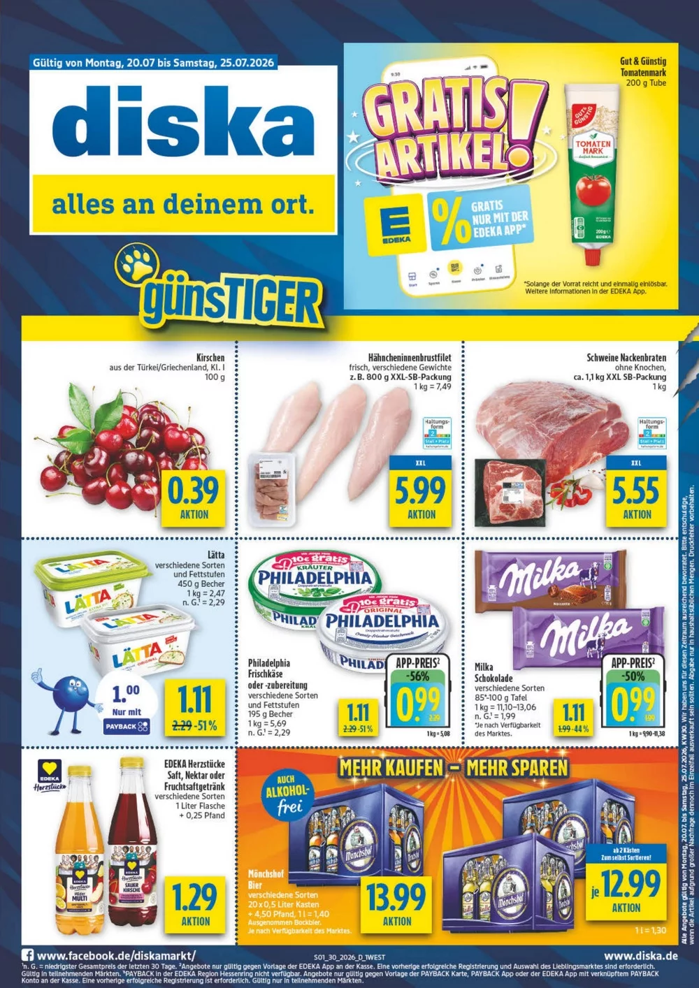 Diska Prospekt ab 27.07 & ab 03.08.2026 nächste woche - Bild 1 ab 20.07.2026