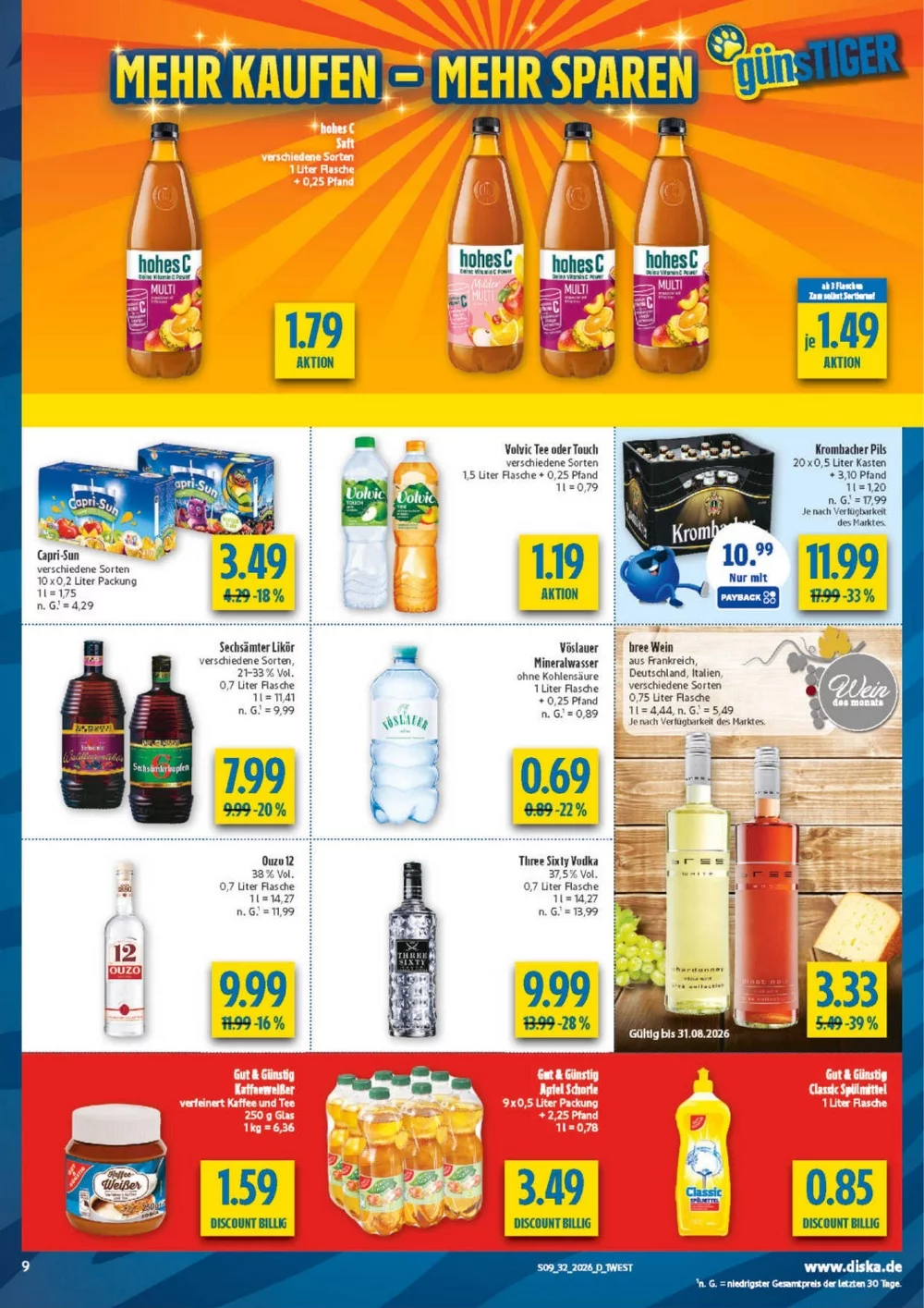 Diska Prospekt ab 27.07 & ab 03.08.2026 nächste woche - Bild 1 ab 03.08.2026