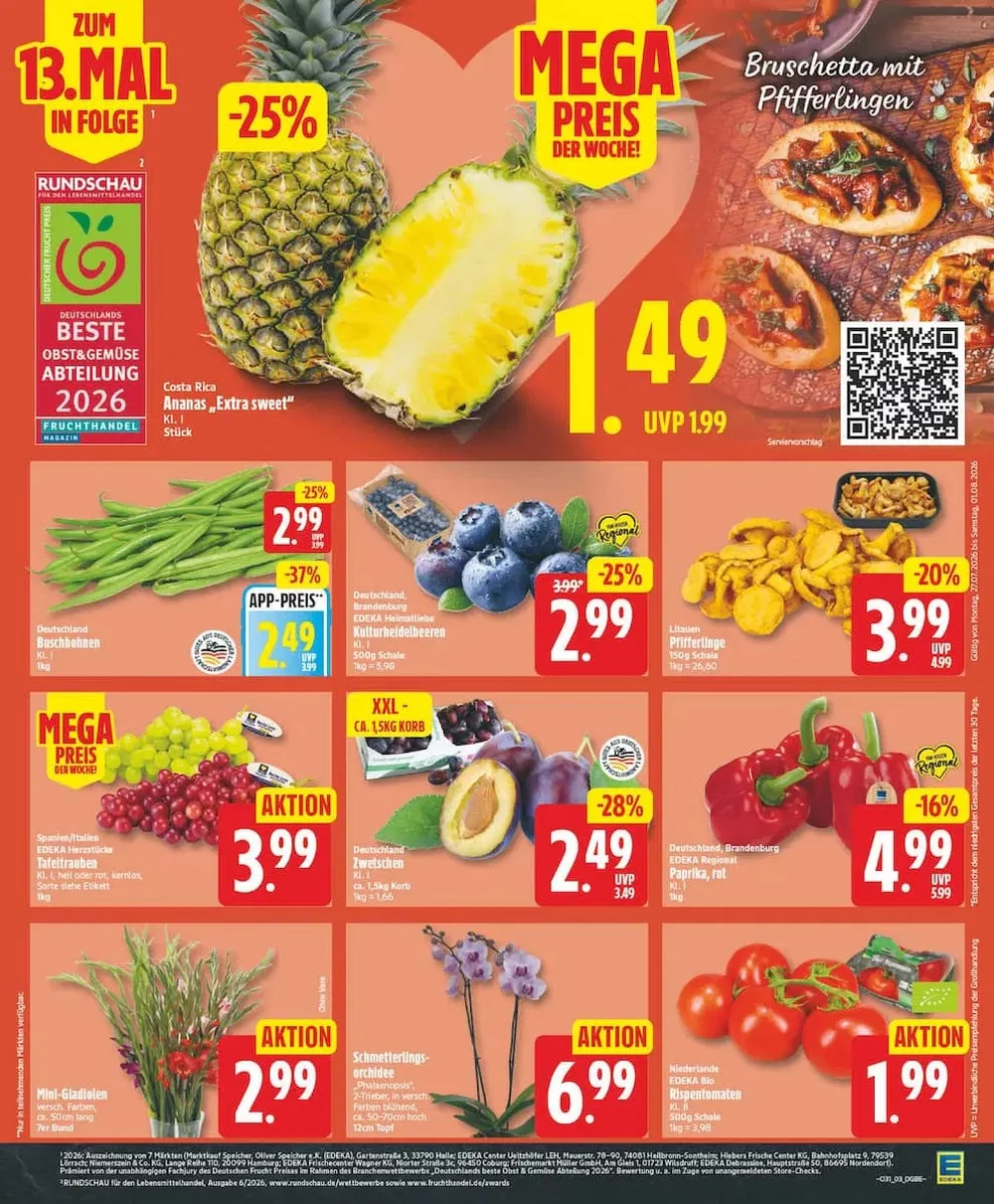 Edeka Prospekt ab 27.07 & ab 03.08.2026 nächste woche - Bild 1 ab 27.07.2026