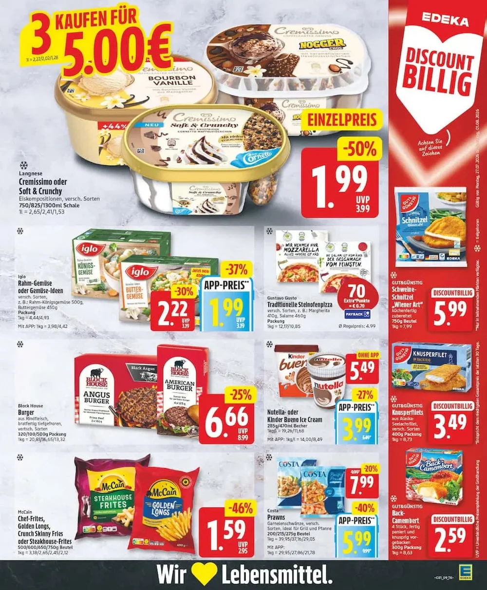 Edeka Prospekt ab 27.07 & ab 03.08.2026 nächste woche - Bild 3 ab 27.07.2026