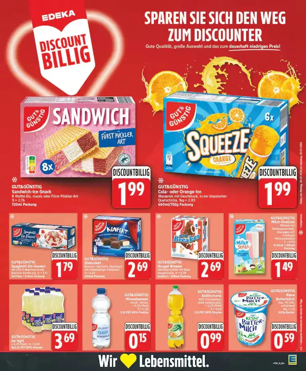 Edeka Prospekt ab 27.07 & ab 03.08.2026 nächste woche - Bild 1 ab 20.07.2026