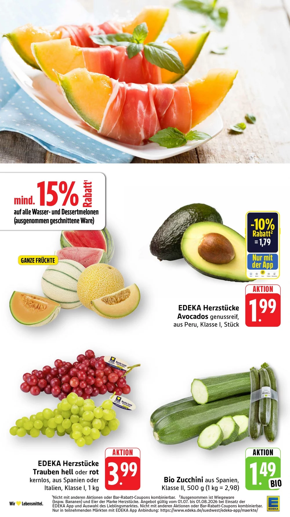 Edeka Prospekt ab 27.07 & ab 03.08.2026 nächste woche - Bild 4 Südwest ab 27.07