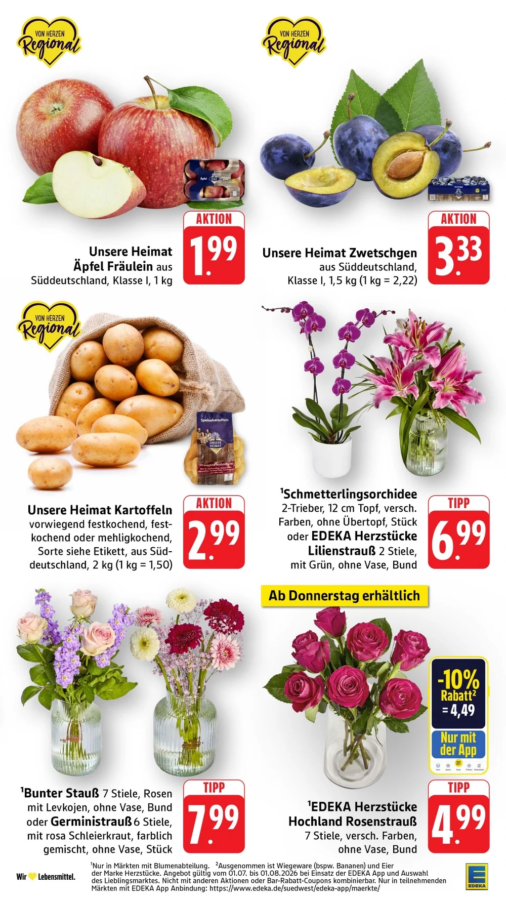 Edeka Prospekt ab 27.07 & ab 03.08.2026 nächste woche - Bild 1 Südwest ab 27.07