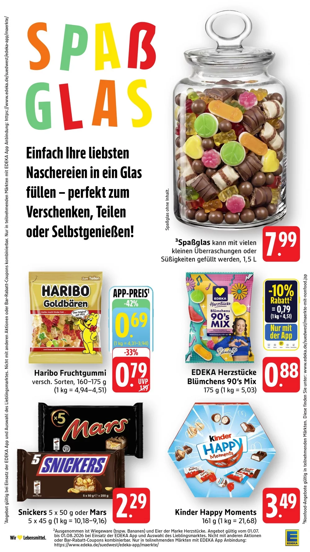 Edeka Prospekt ab 27.07 & ab 03.08.2026 nächste woche - Bild 1 Südwest ab 27.07