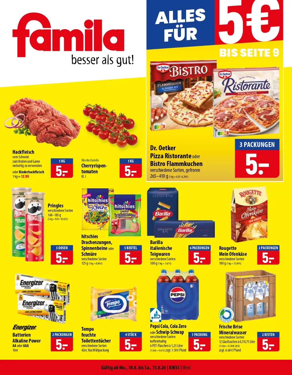 Famila Prospekt ab 10.08.2026 nächste woche - Bild 1 ab 10.08.2026