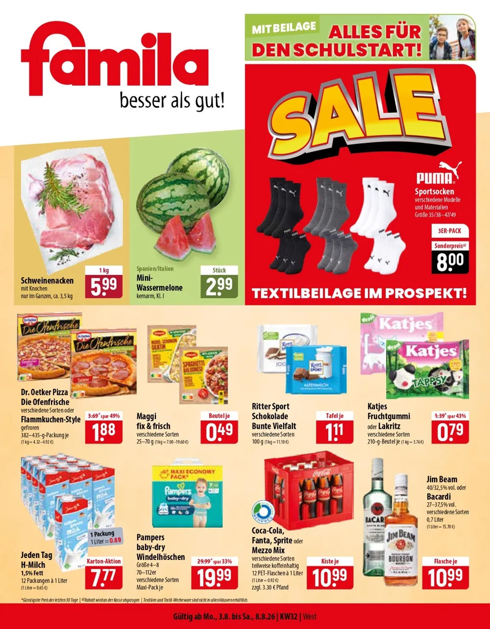 Famila Prospekt ab 03.08.2026 nächste woche - Bild 1 ab 03.08.2026