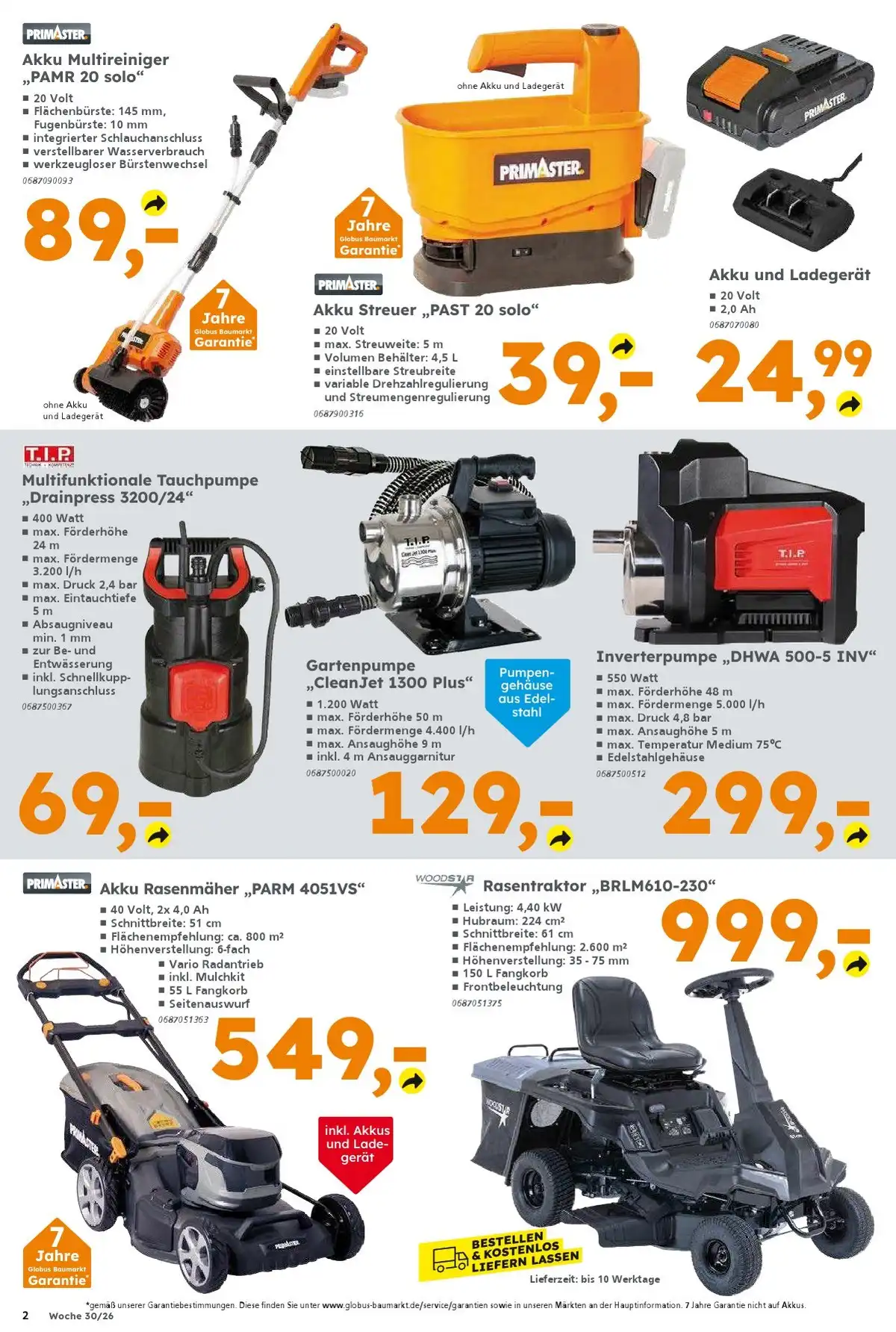 Globus Baumarkt Prospekt ab 13.07 & ab 20.07.2026 nächste woche - Bild 2 ab 20.07.2026