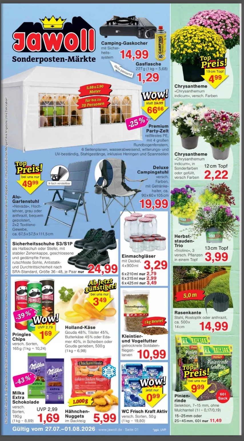 Jawoll Prospekt ab 27.07 & ab 03.08.2026 nächste woche - Bild 1 ab 27.07.2026