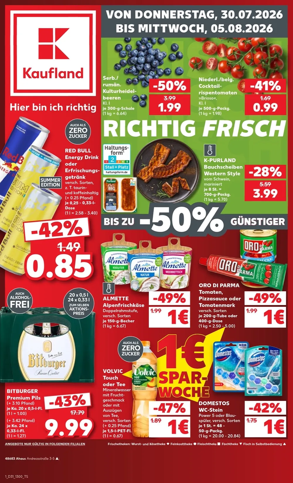 Kaufland Prospekt ab 30.07.2026 nächste woche - Bild 1 ab 30.07.2026