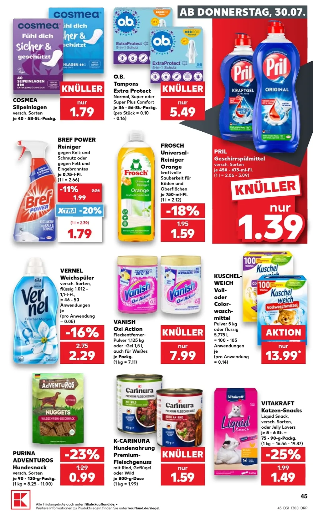 Kaufland Prospekt ab 30.07.2026 nächste woche - Bild 1 ab 30.07.2026