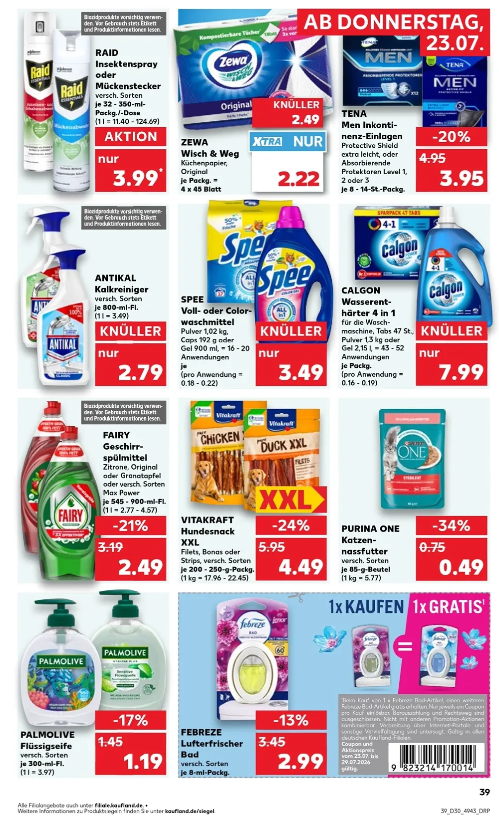 Kaufland Prospekt ab 23.07.2026 nächste woche - Bild 1 ab 23.07.2026