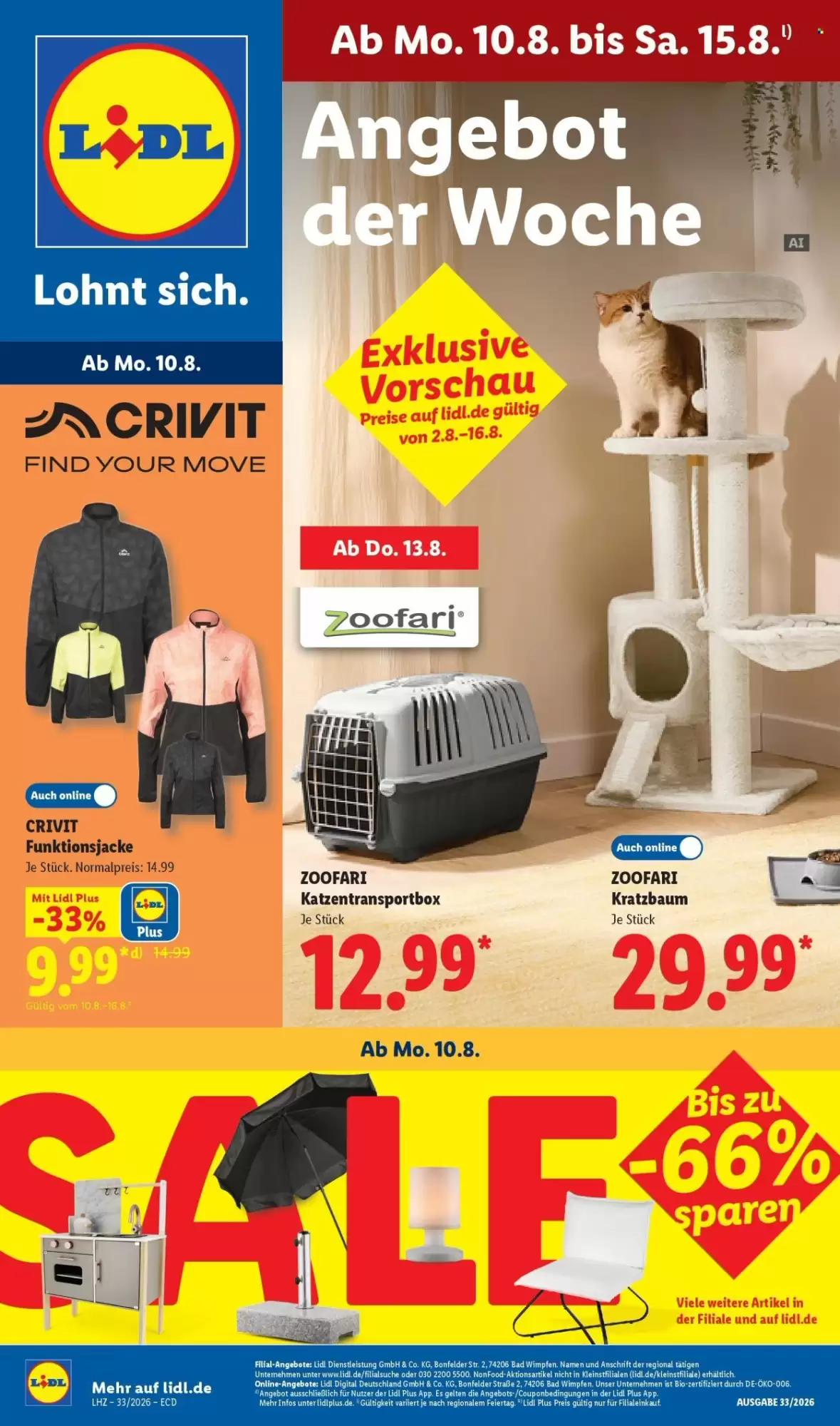 Lidl Prospekt ab 10.08.2026 nächste woche - Bild 1 ab 10.08.2026