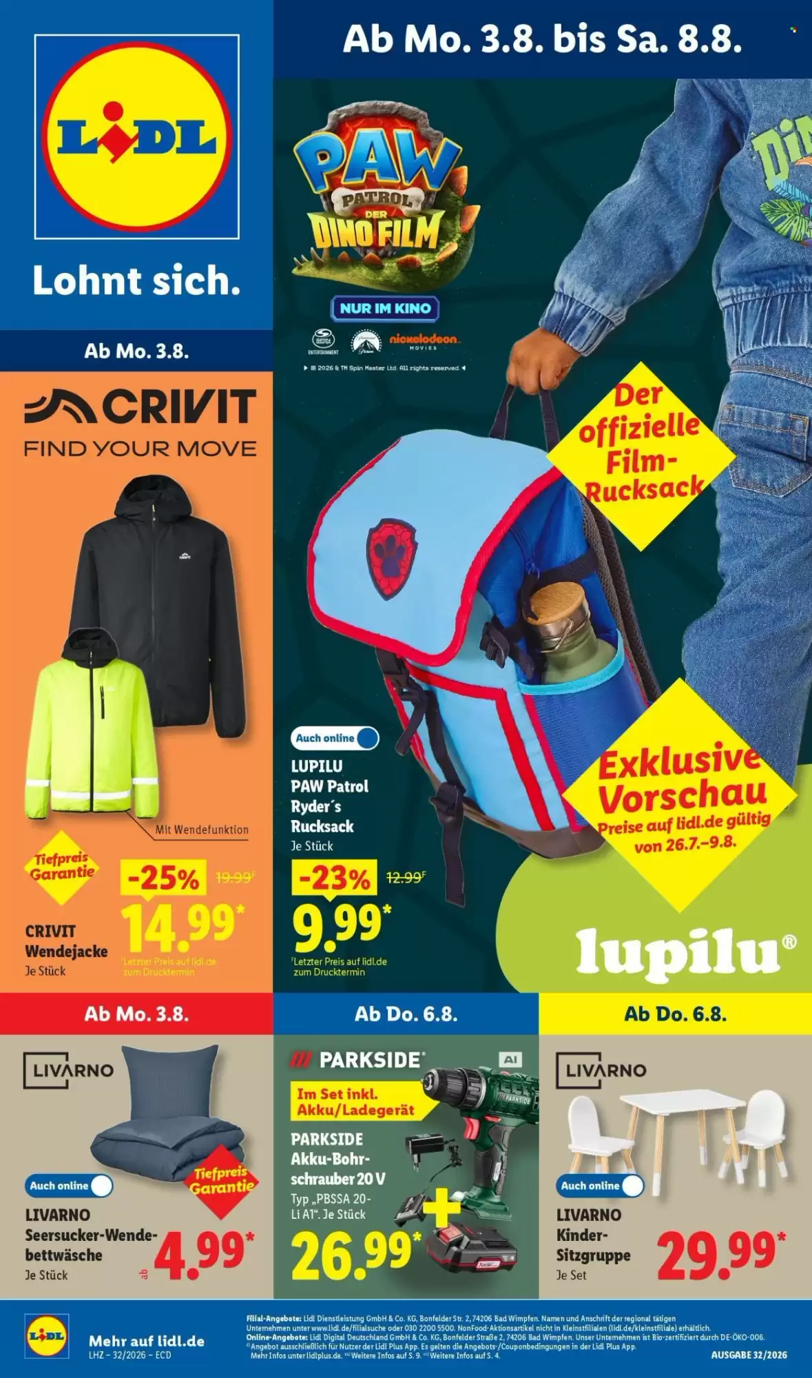 Lidl Prospekt ab 03.08.2026 nächste woche - Bild 1 ab 03.08.2026