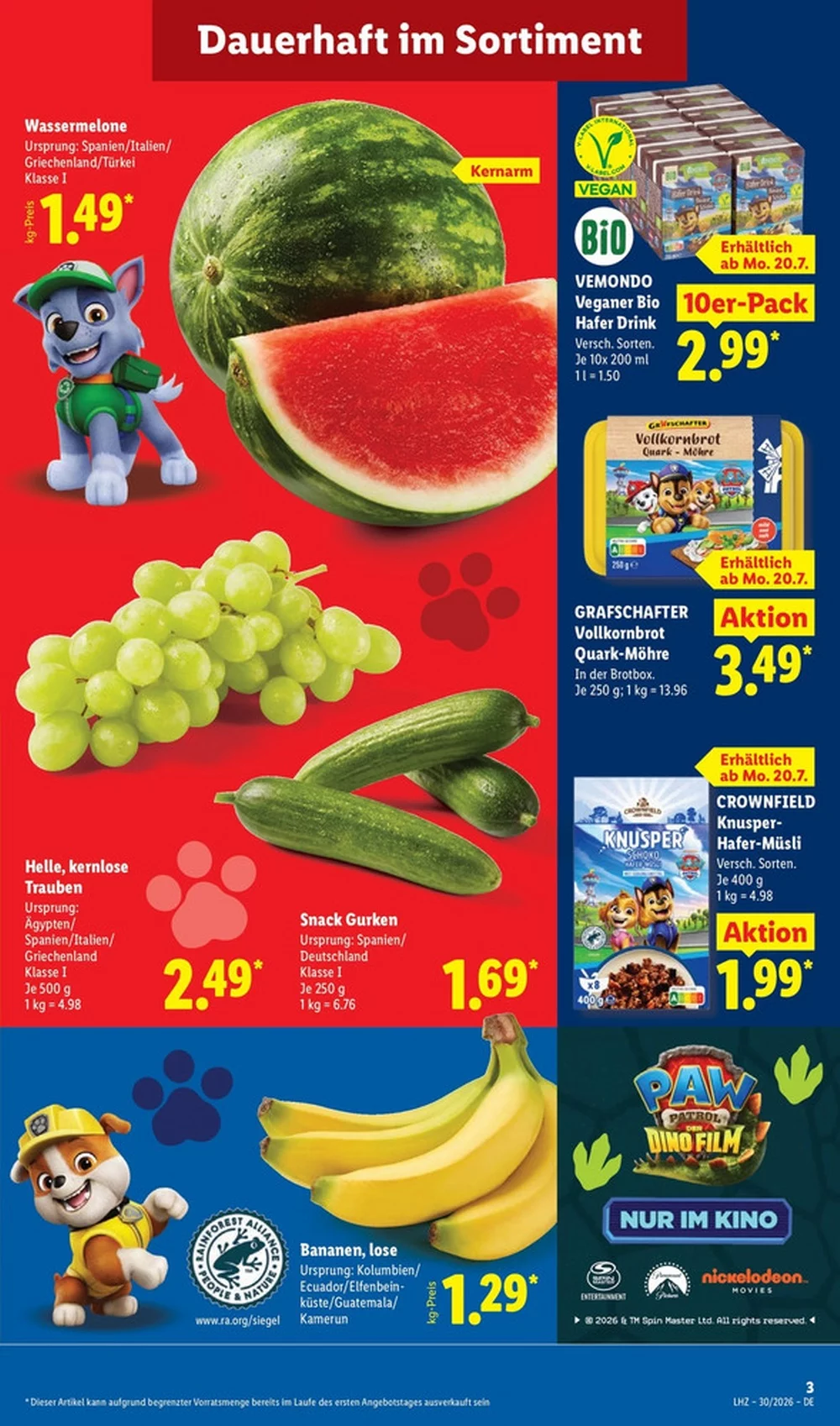 Lidl Prospekt ab 20.07.2026 nächste woche - Bild 1 ab 20.07.2026