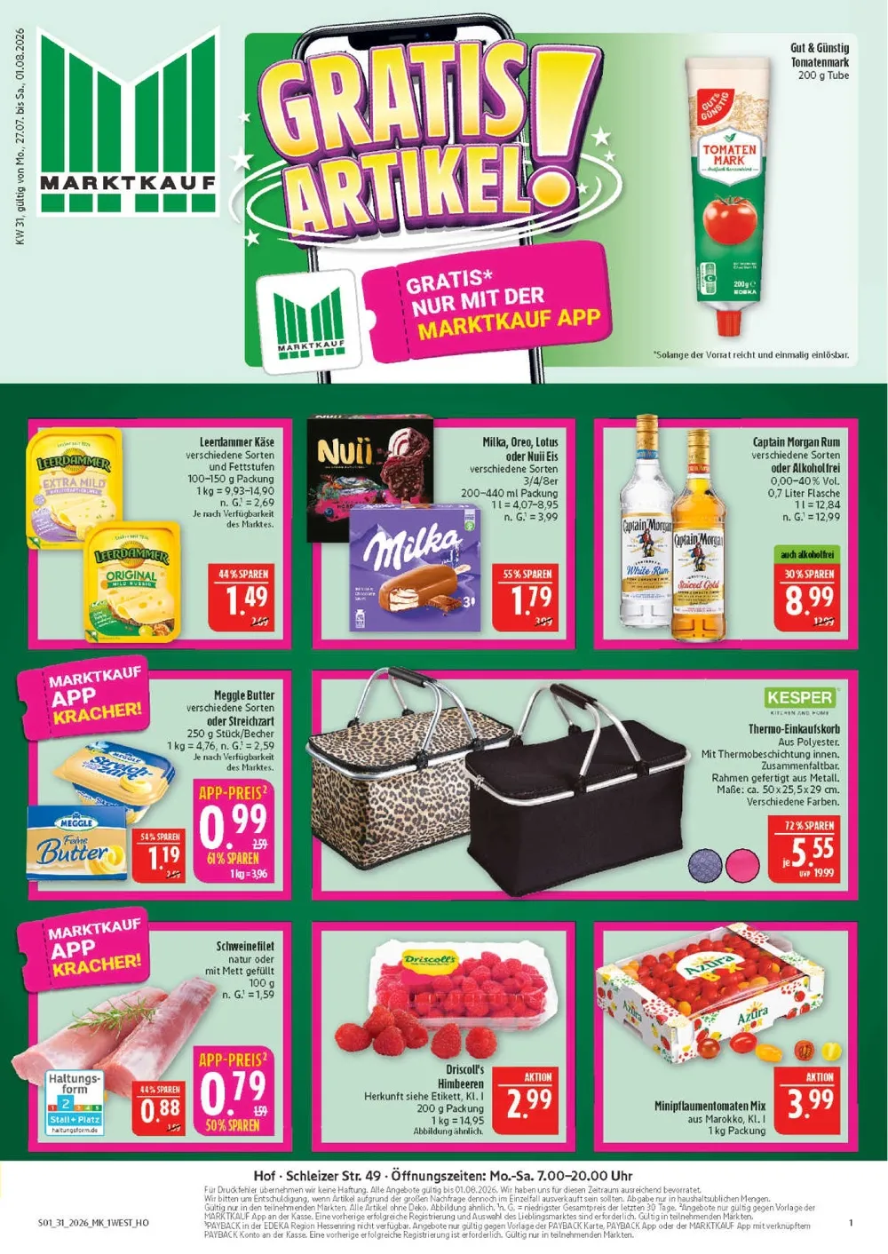 Marktkauf Prospekt ab 27.07.2026 nächste woche - Bild 1 ab 27.07.2026