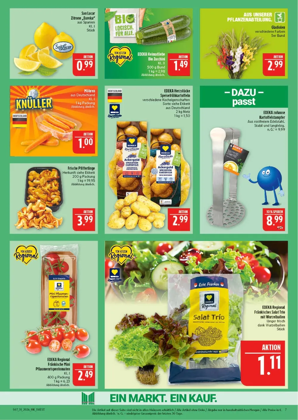 Marktkauf Prospekt ab 27.07.2026 nächste woche - Bild 1 ab 27.07.2026