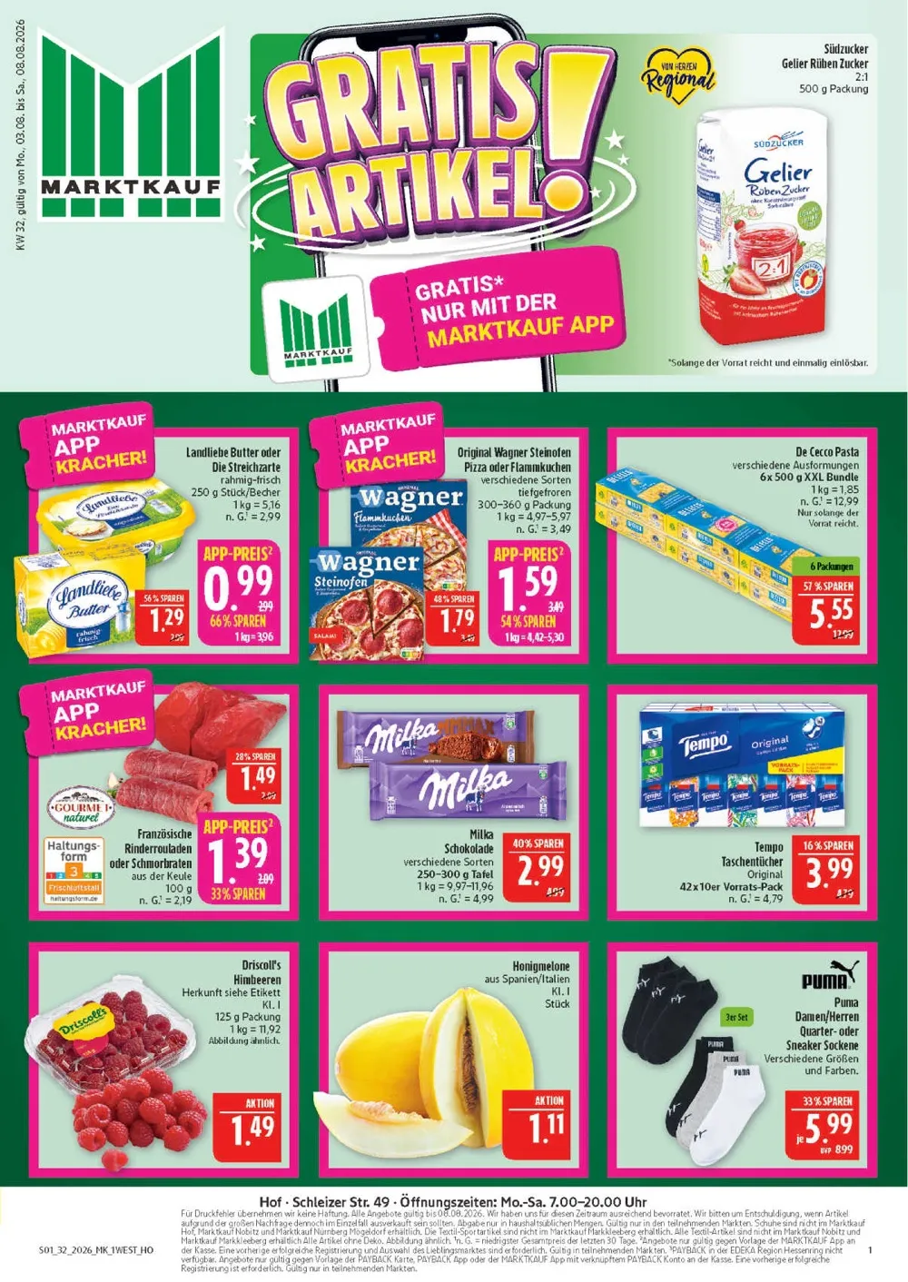 Marktkauf Prospekt ab 03.08.2026 nächste woche - Bild 1 ab 03.08.2026
