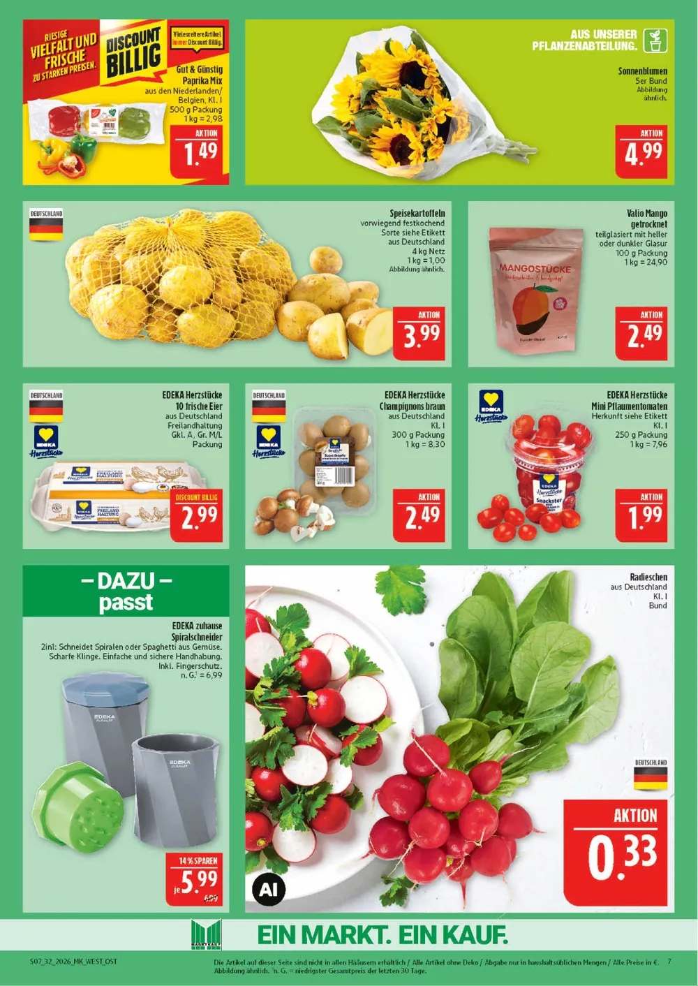 Marktkauf Prospekt ab 03.08.2026 nächste woche - Bild 1 ab 03.08.2026