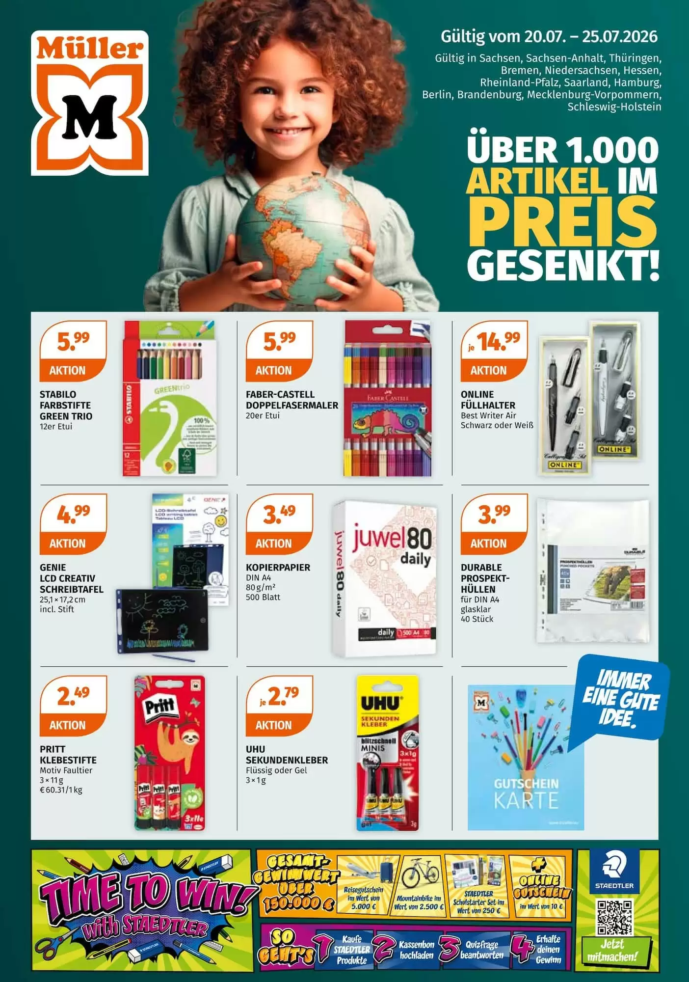 Müller Prospekt ab 20.07.2026 nächste woche - Bild 1 ab 20.07.2026