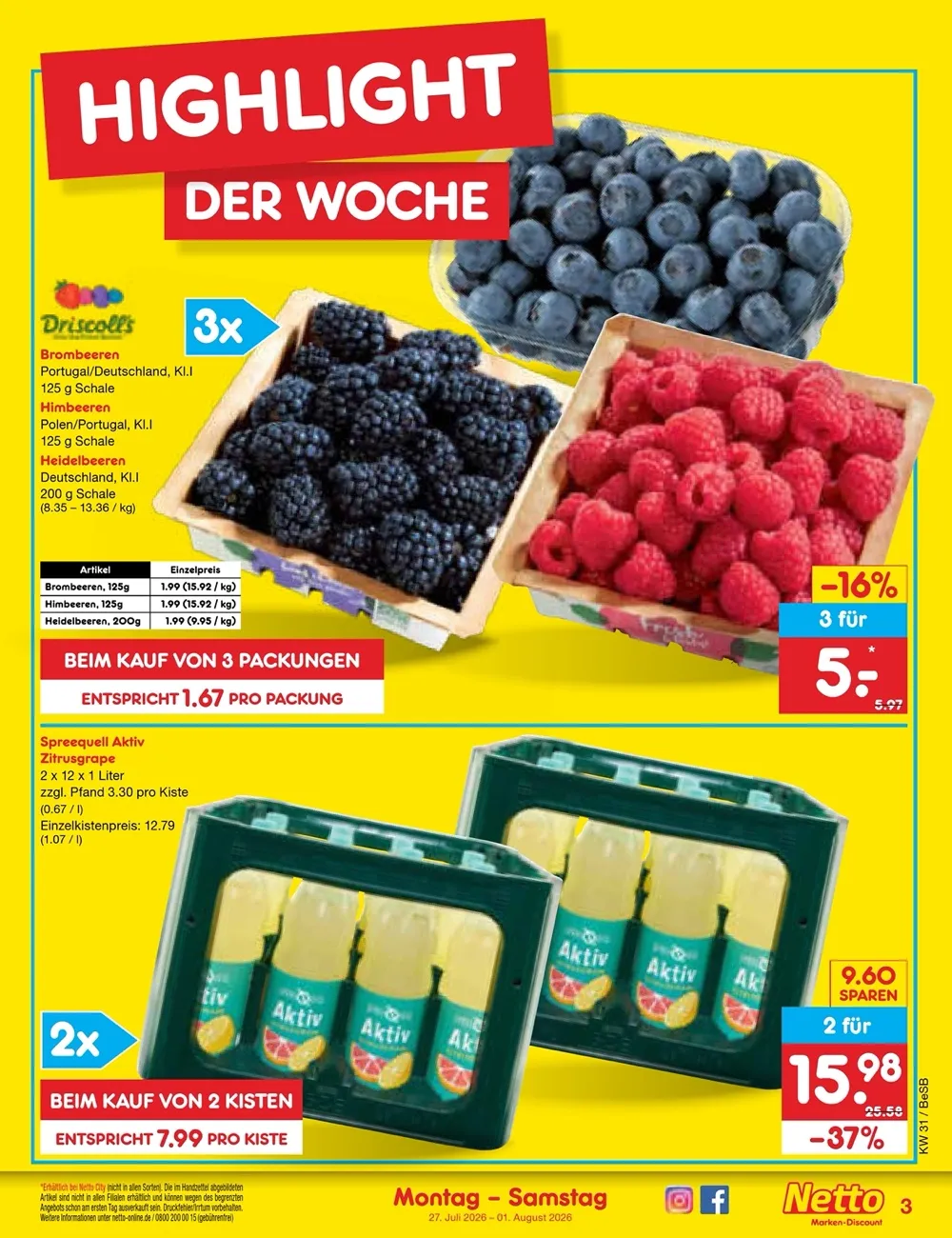 Netto Prospekt ab 27.07.2026 nächste woche - Bild 1 ab 27.07.2026