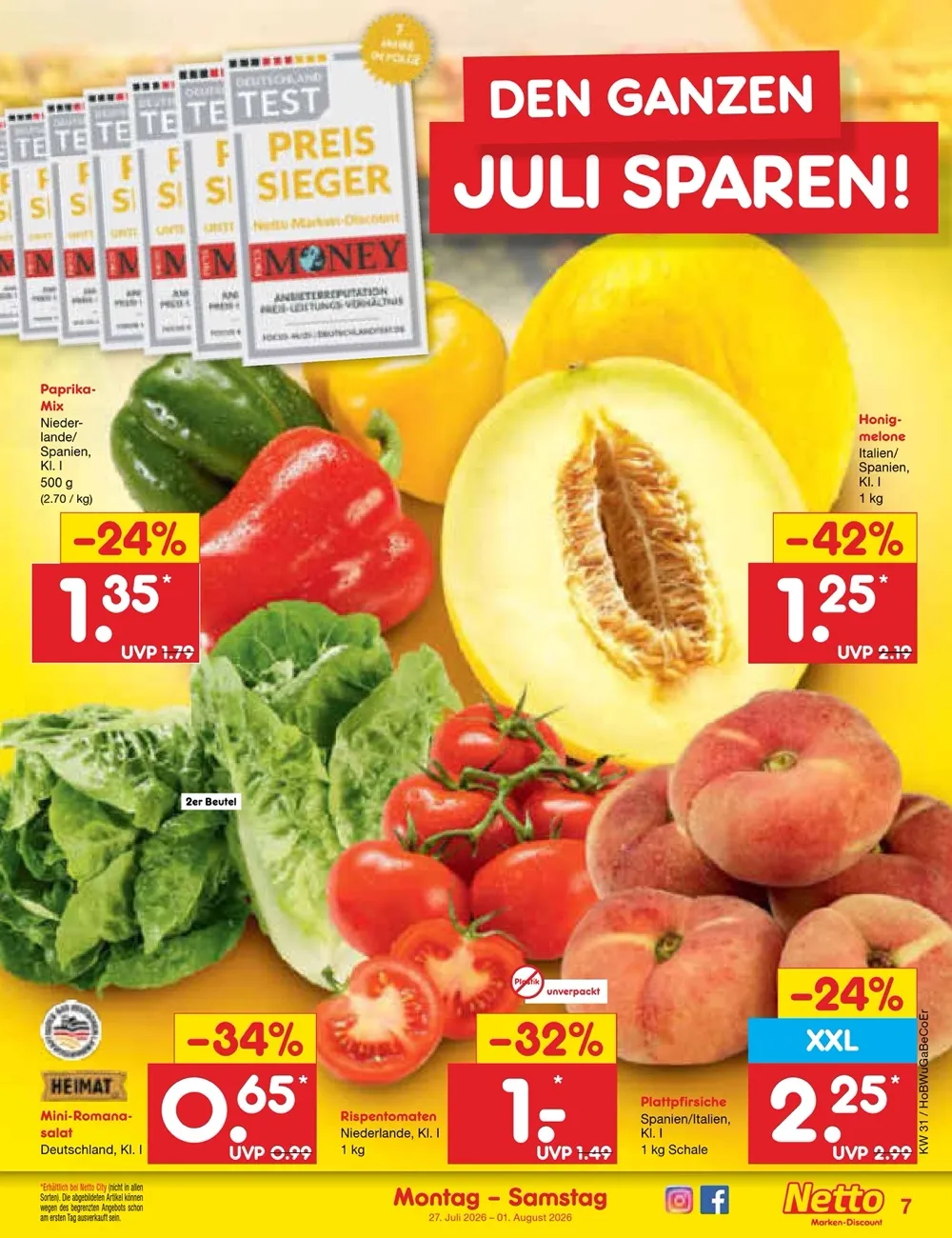 Netto Prospekt ab 27.07.2026 nächste woche - Bild 1 ab 27.07.2026