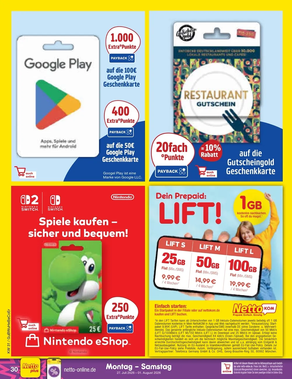 Netto Prospekt ab 27.07.2026 nächste woche - Bild 1 ab 27.07.2026