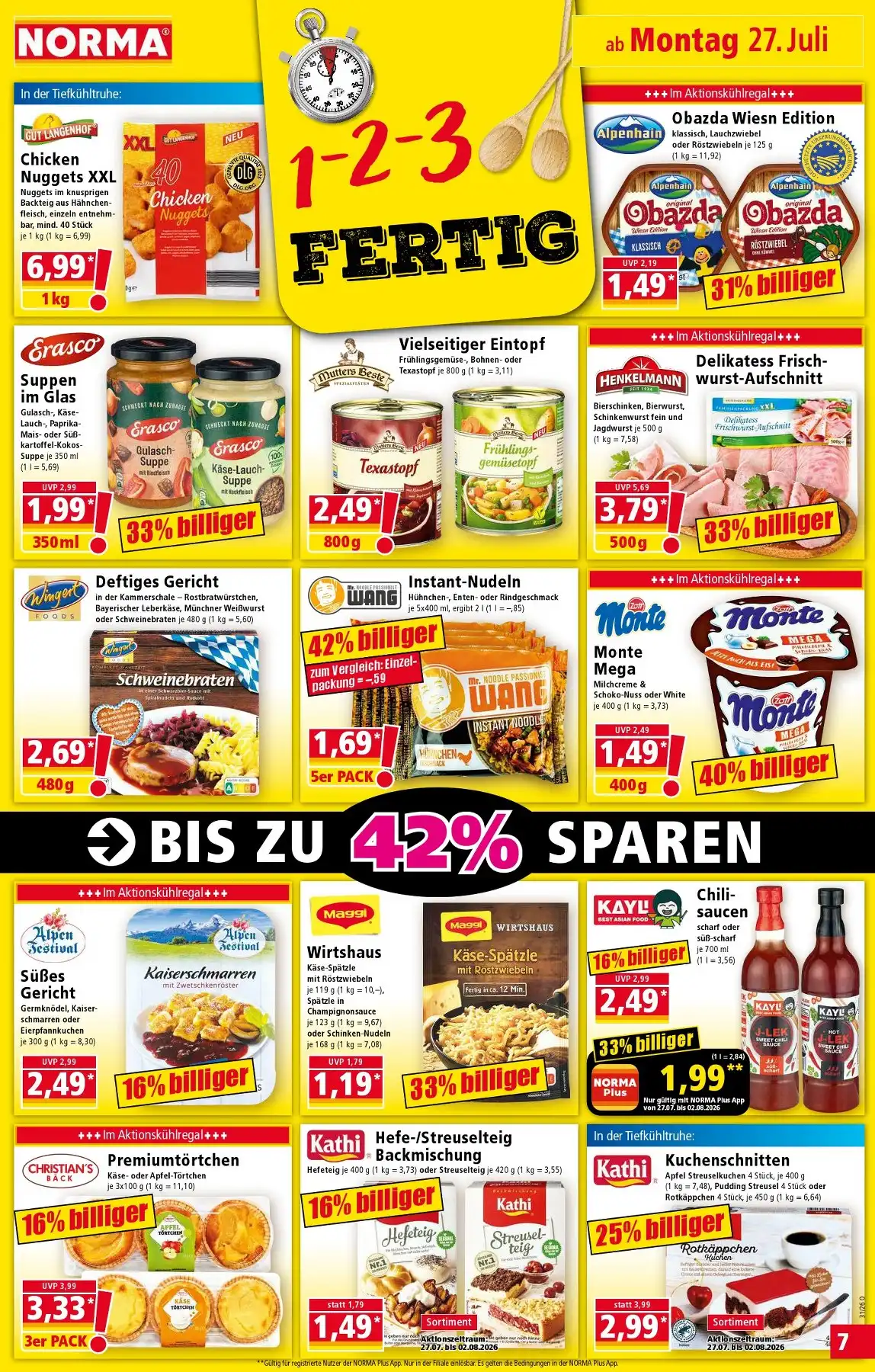 Norma Prospekt ab 27.07.2026 nächste woche - Bild 2 ab 27.07.2026