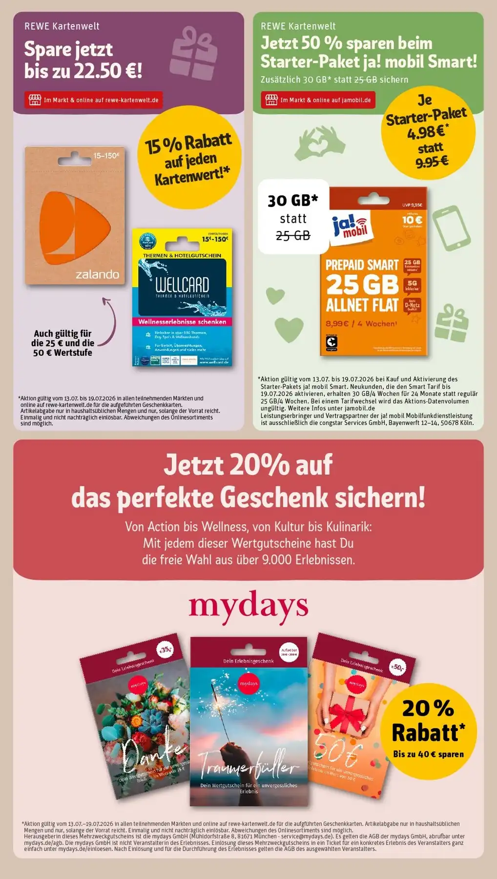 Rewe Prospekt ab 27.07.2026 diese & nächste woche - Bild 3 Kaufpark ab 13.07