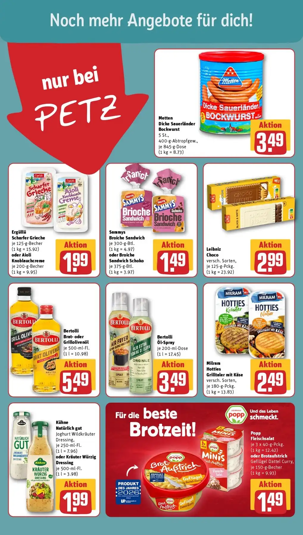 Rewe Prospekt ab 27.07.2026 diese & nächste woche - Bild 4 Petz ab 13.07.2026
