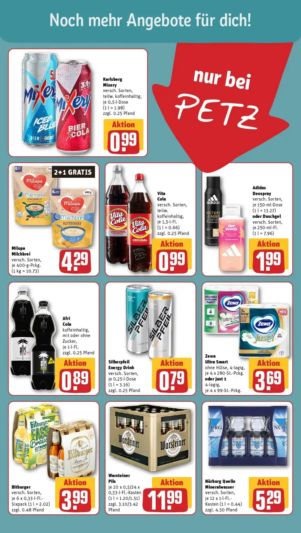 Rewe Prospekt ab 27.07.2026 diese & nächste woche - Bild 1 Petz ab 13.07.2026