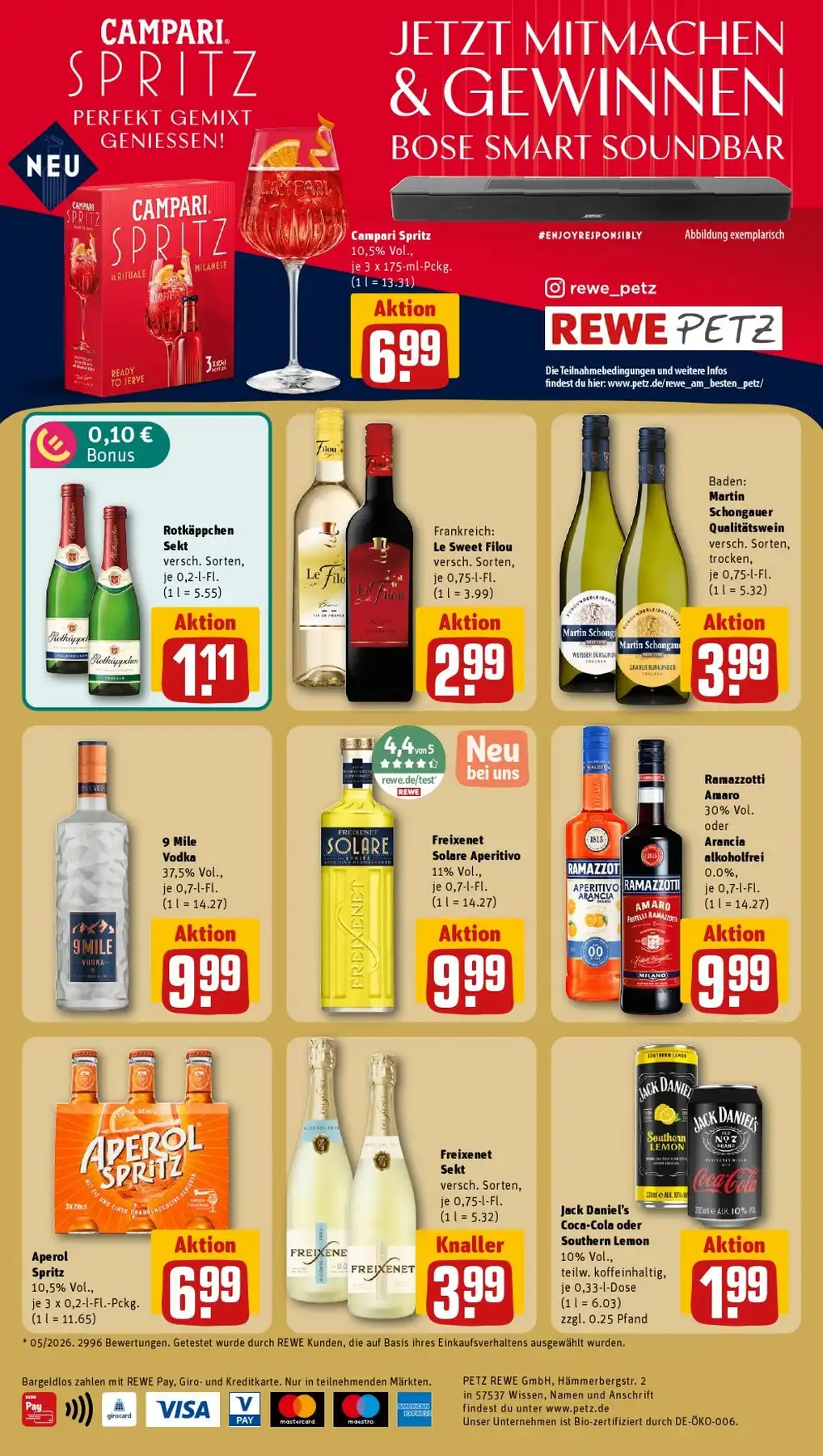 Rewe Prospekt ab 27.07.2026 diese & nächste woche - Bild 2 Petz ab 13.07.2026