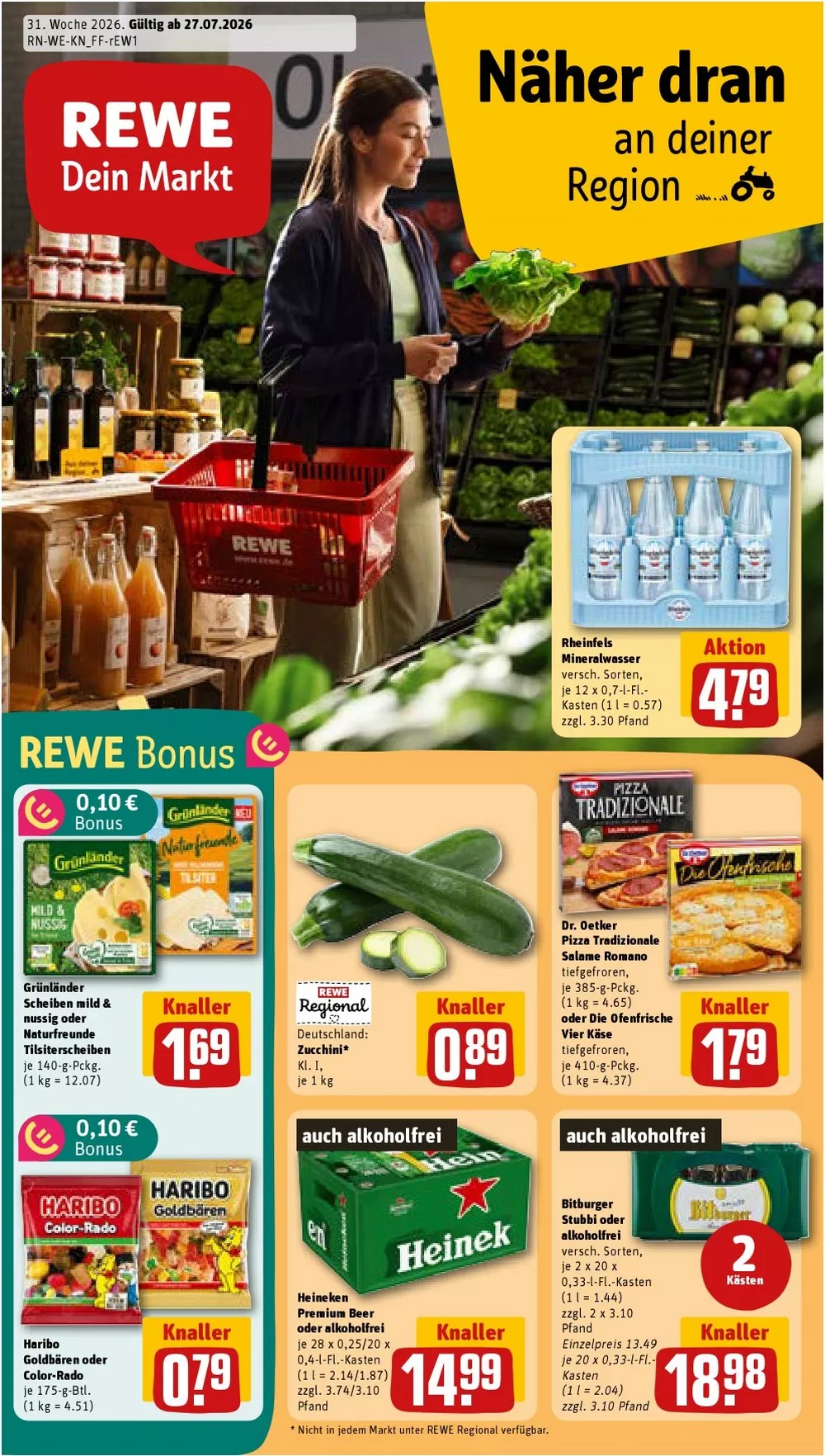 Rewe Prospekt ab 27.07.2026 diese & nächste woche - Bild 1 ab 27.07.2026