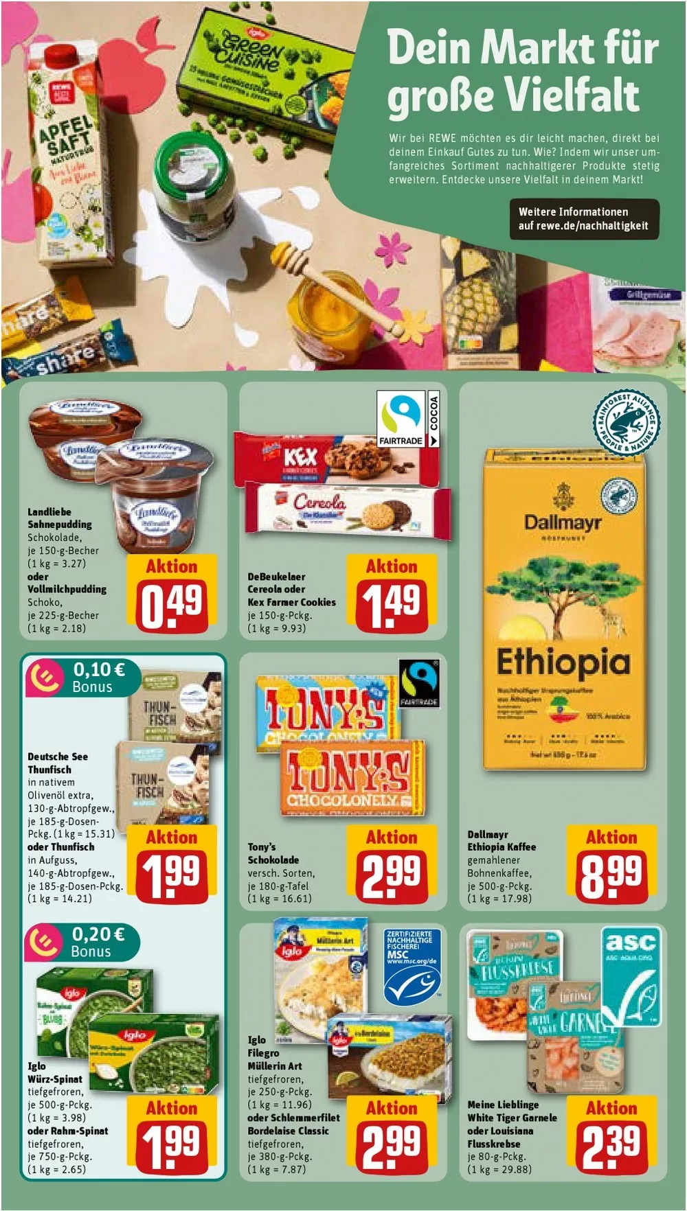 Rewe Prospekt ab 27.07.2026 diese & nächste woche - Bild 1 ab 27.07.2026