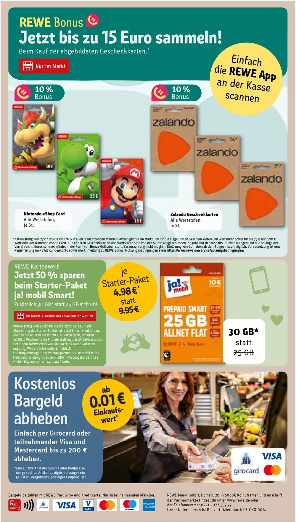 Rewe Prospekt ab 27.07.2026 diese & nächste woche - Bild 1 ab 27.07.2026