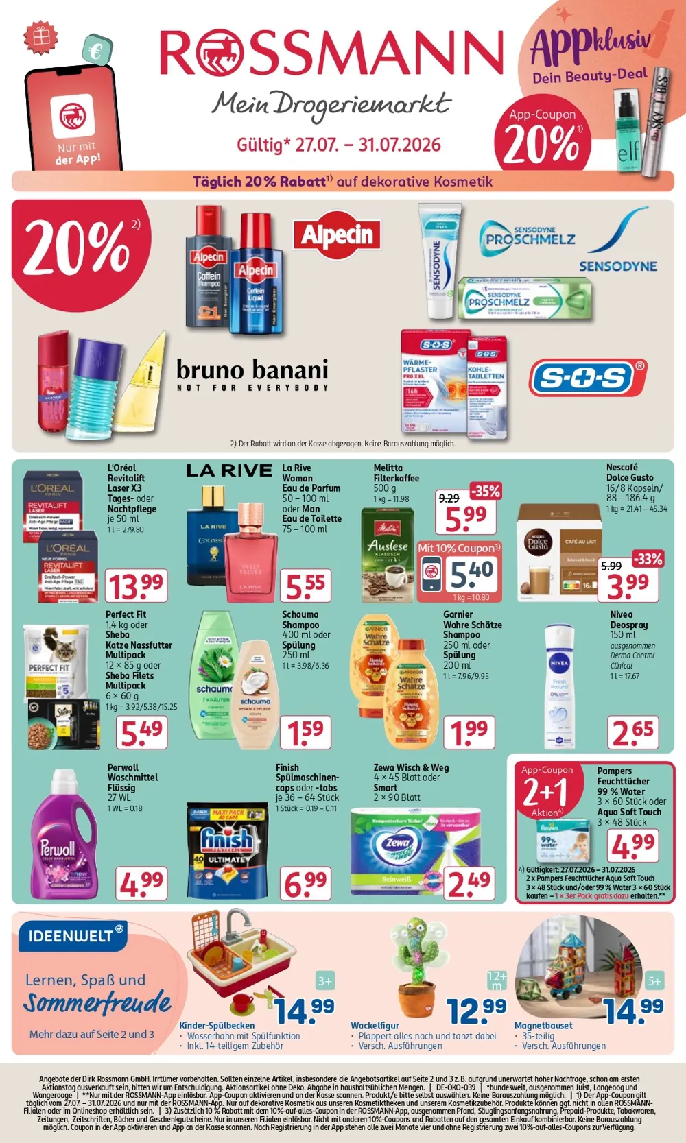 Rossmann Prospekt ab 27.07.2026 nächste woche - Bild 1 ab 27.07.2026
