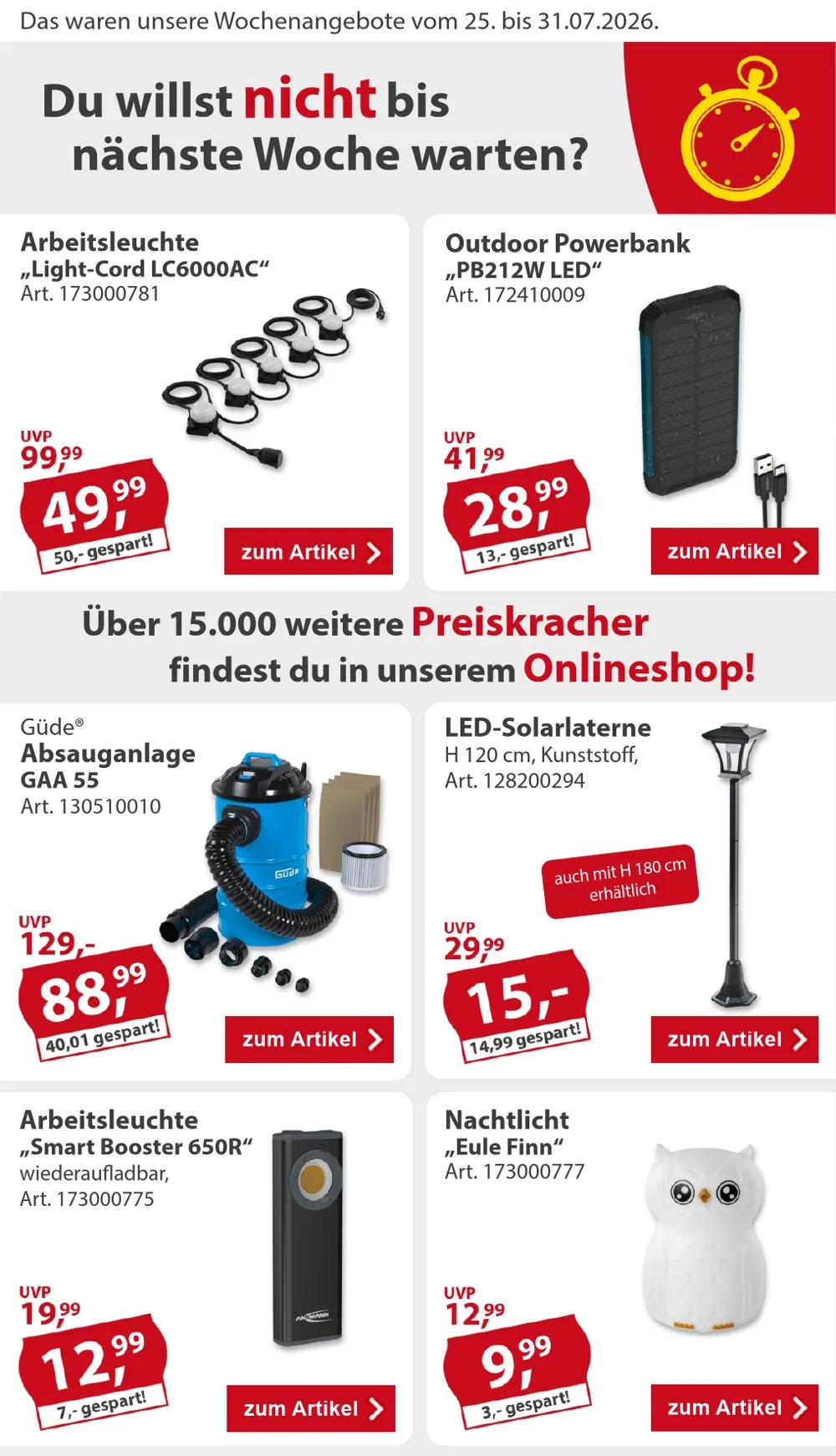 Sonderpreis Baumarkt Prospekt ab 25.07.2026 nächste woche - Bild 2 ab 25.07.2026