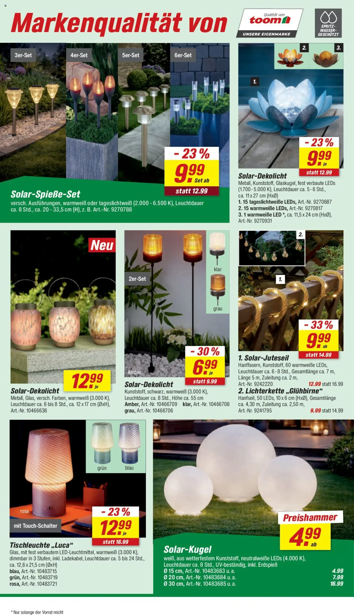 Toom Baumarkt Prospekt ab 18.07.2026 nächste woche - Bild 2 ab 18.07.2026