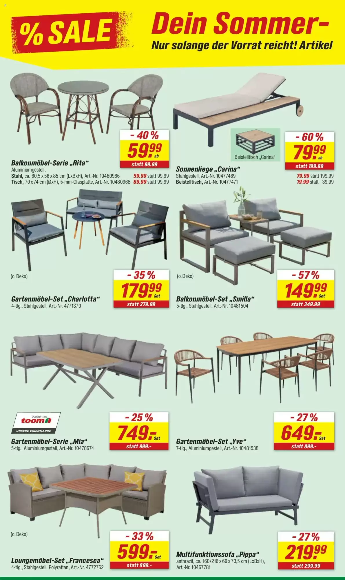 Toom Baumarkt Prospekt ab 25.07.2026 nächste woche - Bild 2 ab 25.07.2026