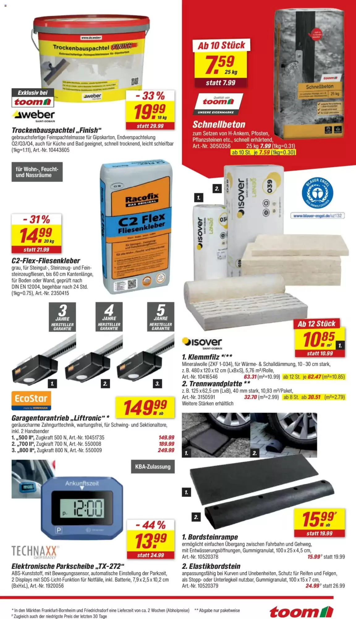 Toom Baumarkt Prospekt ab 25.07.2026 nächste woche - Bild 1 ab 25.07.2026