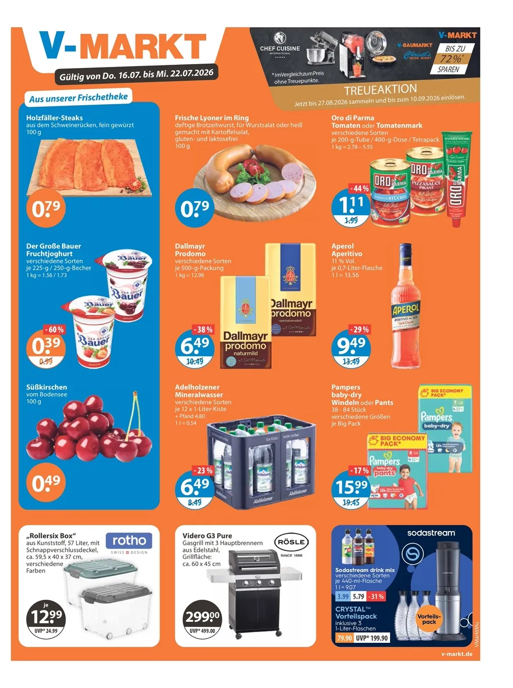 V-Markt Prospekt ab 09.07. & ab 16.07.2026 nächste woche - Bild 1 ab 16.07.2026