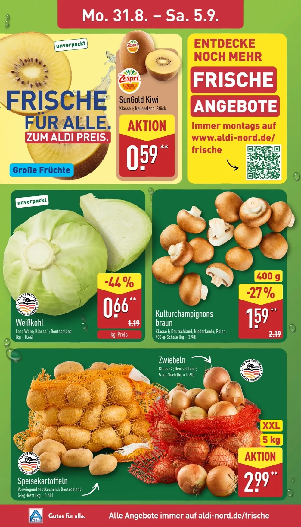 Aldi Nord Prospekt ab 31.08.2026 bis 05.09.2026 - Seite 2