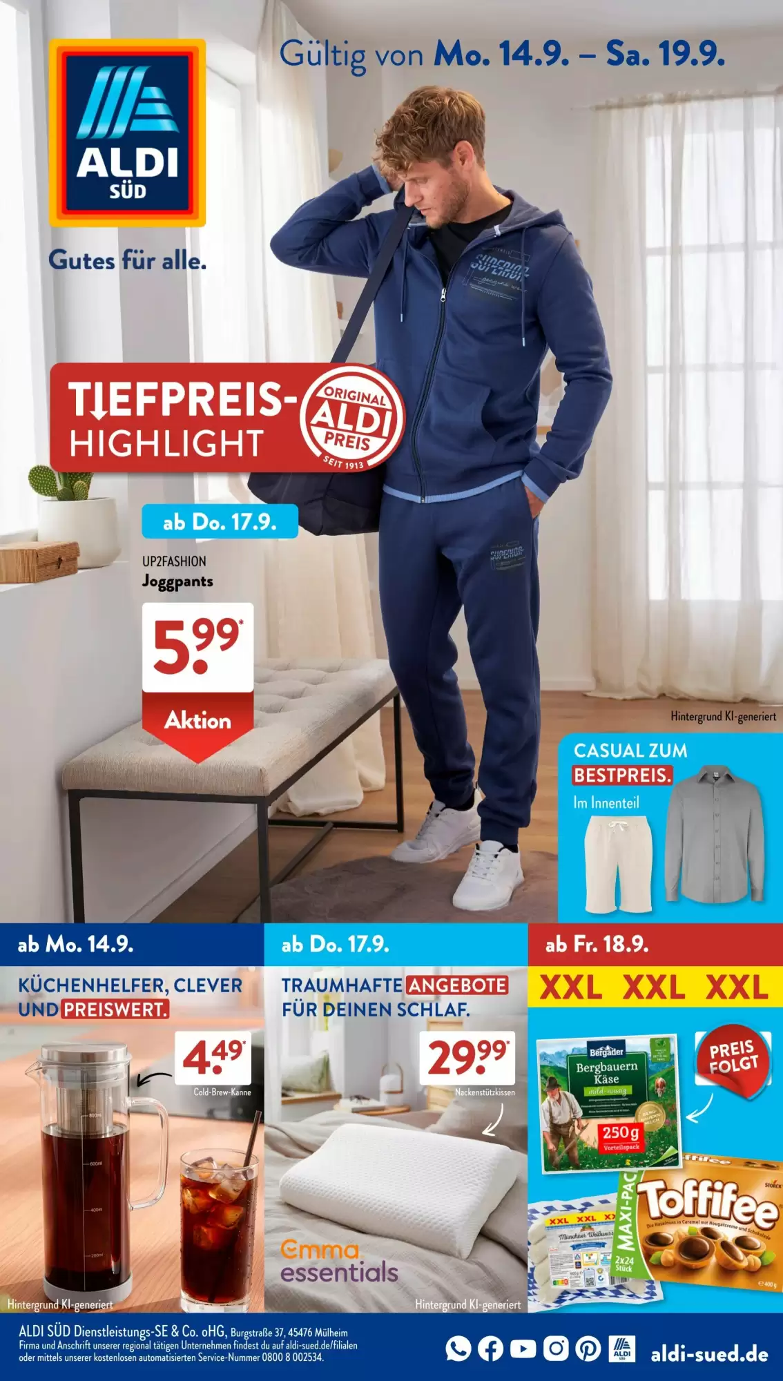 Aldi Süd Prospekt ab 14.09.2026 nächste woche - Bild 1 ab 14.09.2026