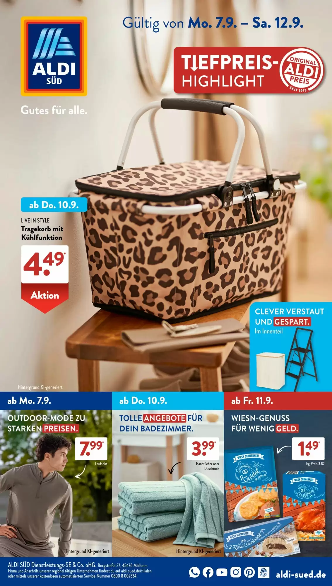 Aldi Süd Prospekt ab 07.09.2026 bis 12.09.2026