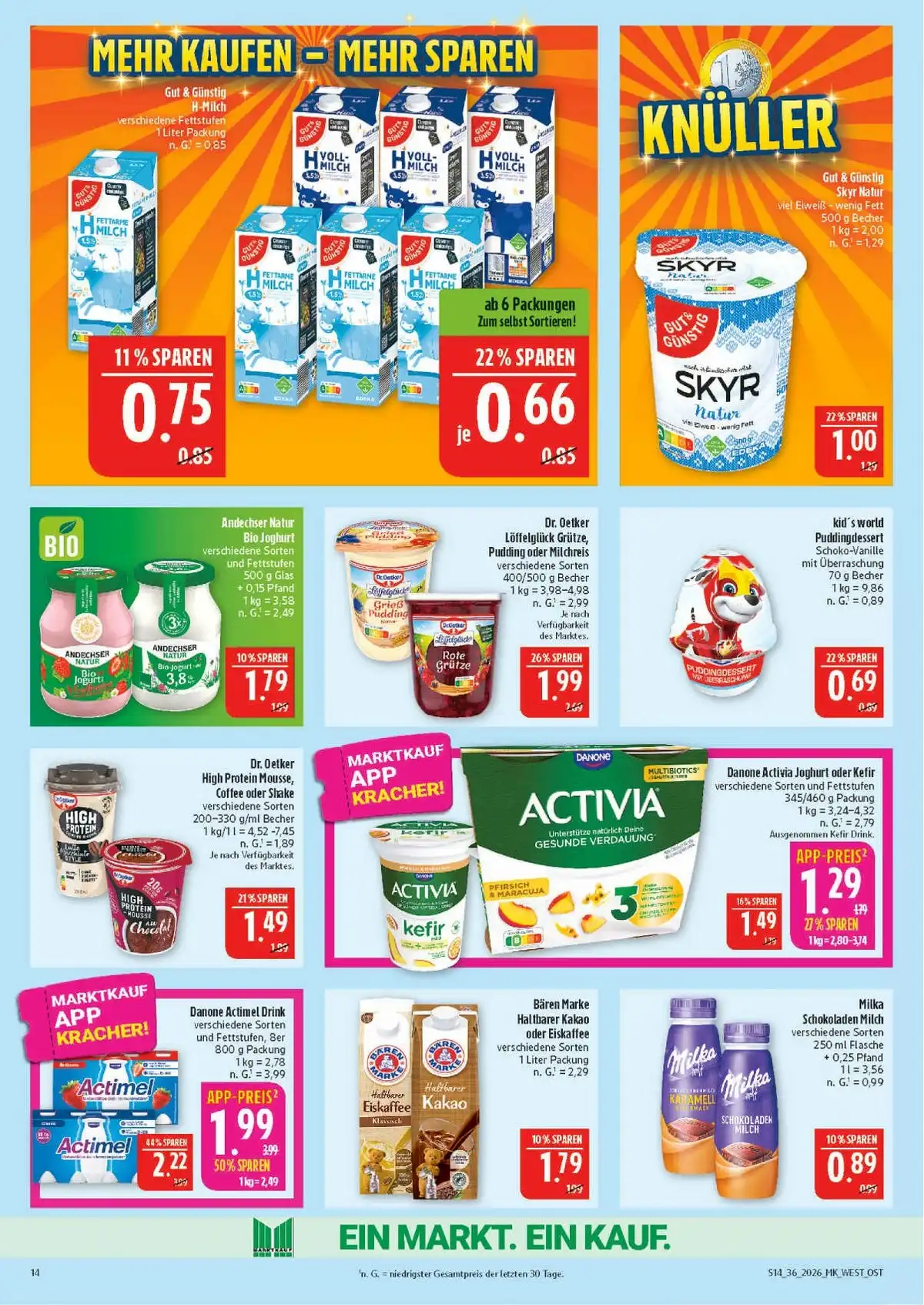 Marktkauf Prospekt ab 31.08.2026 bis 05.09.2026 - Seite 14