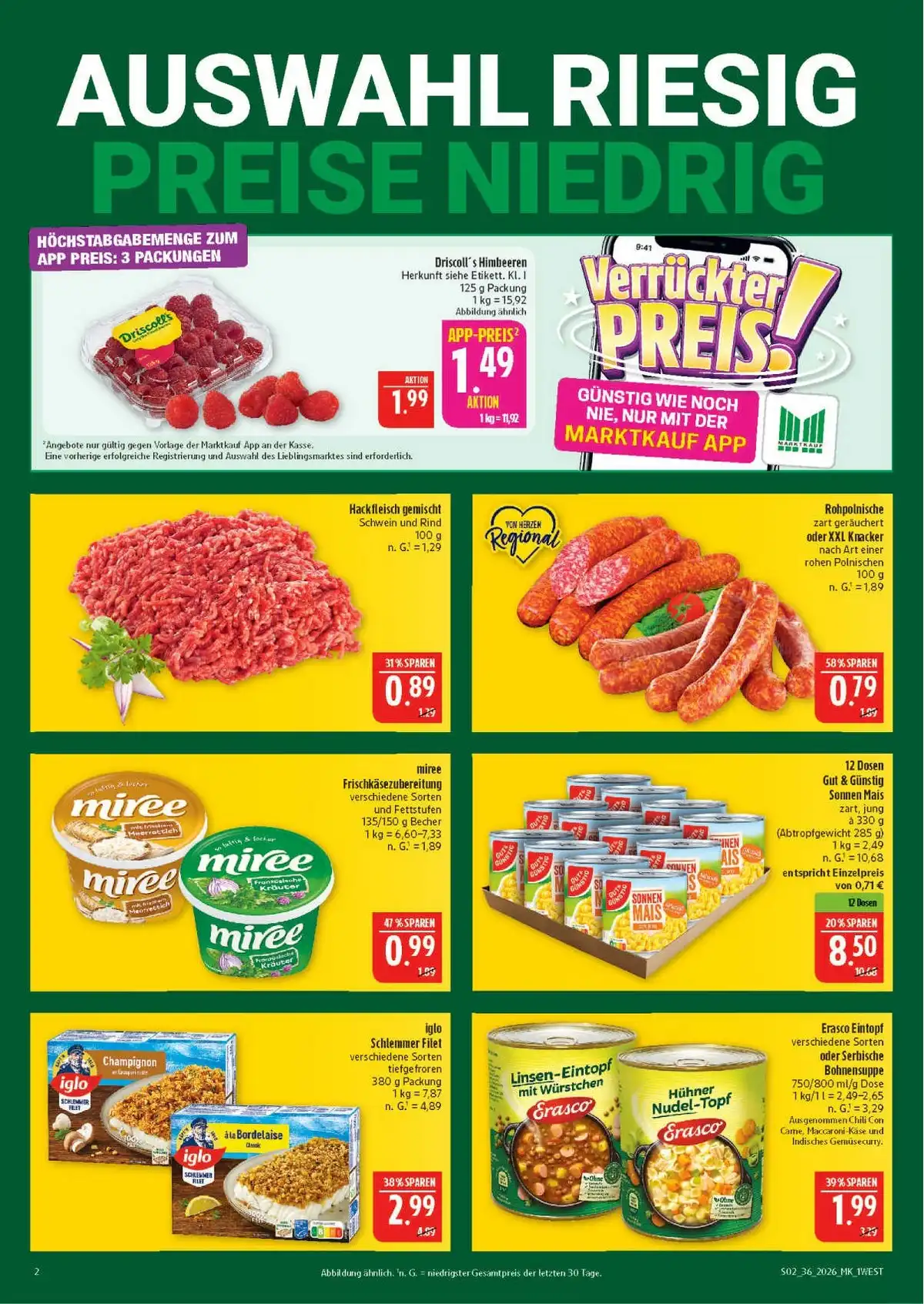 Marktkauf Prospekt ab 31.08.2026 bis 05.09.2026 - Seite 2