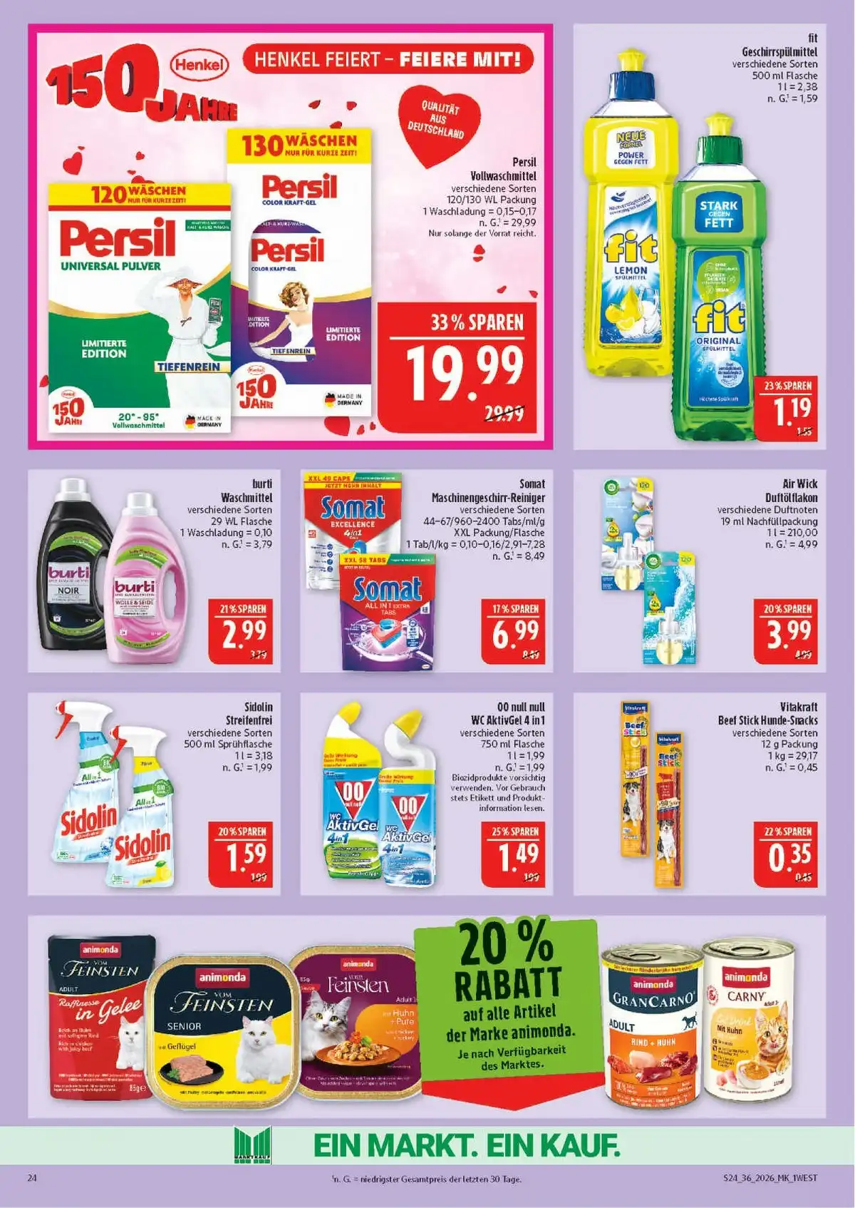 Marktkauf Prospekt ab 31.08.2026 bis 05.09.2026 - Seite 24