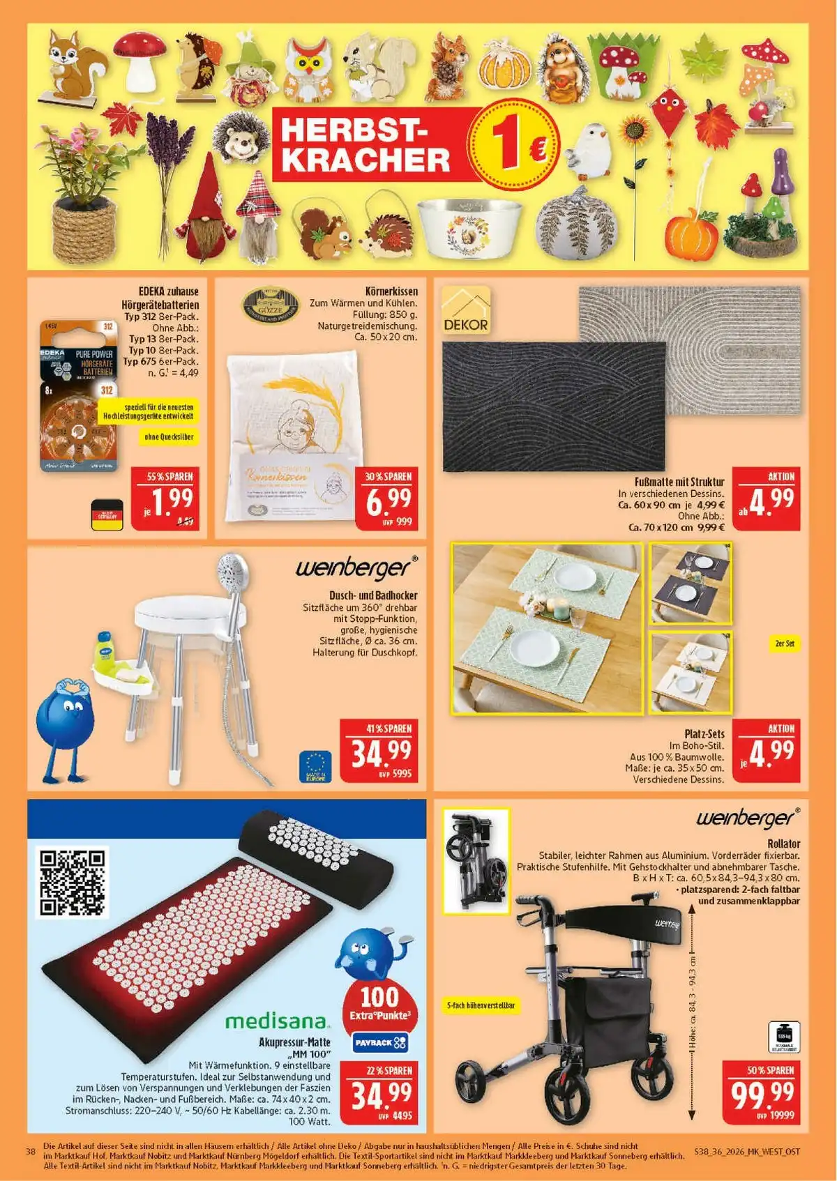 Marktkauf Prospekt ab 31.08.2026 bis 05.09.2026 - Seite 38