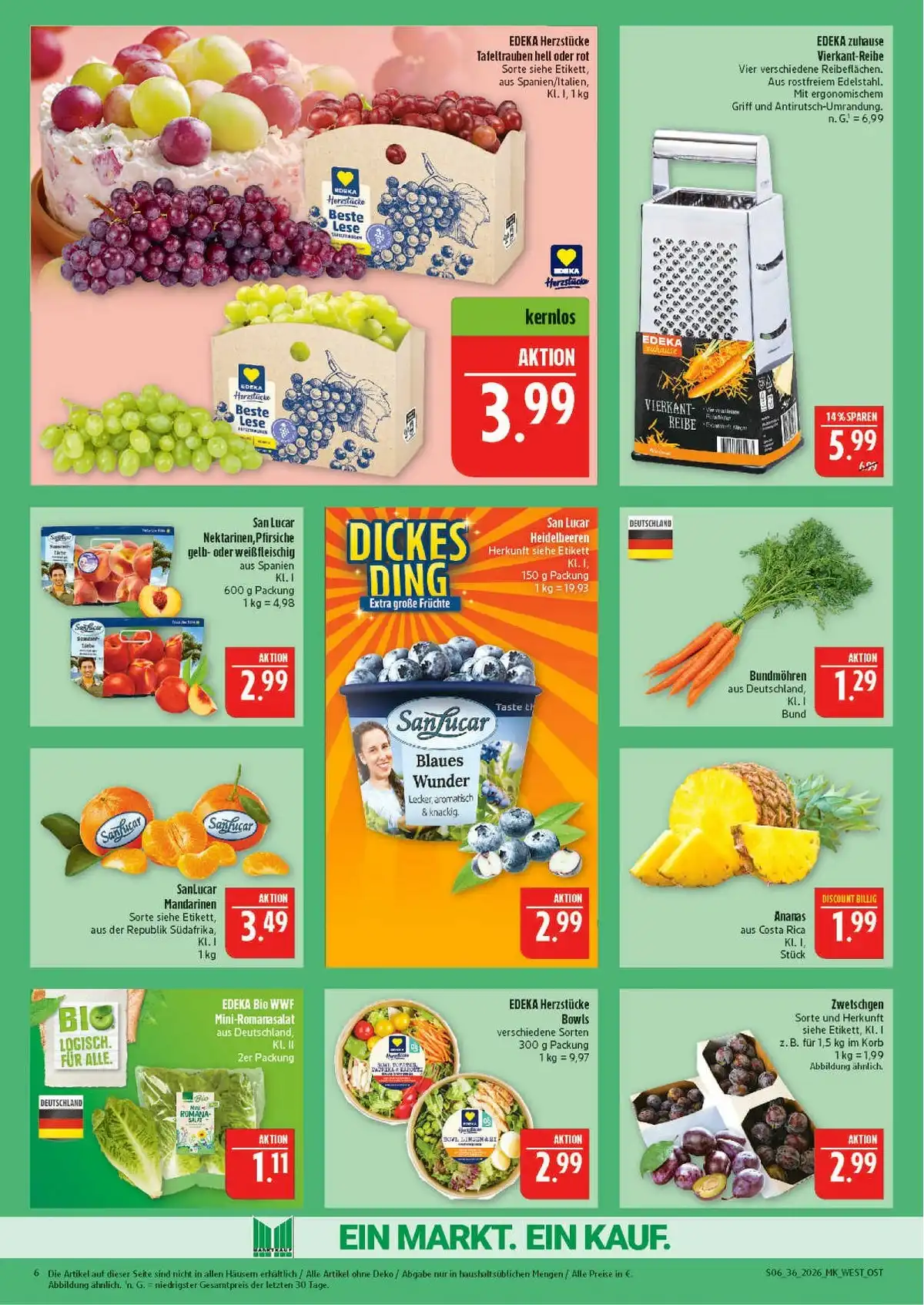 Marktkauf Prospekt ab 31.08.2026 bis 05.09.2026 - Seite 6
