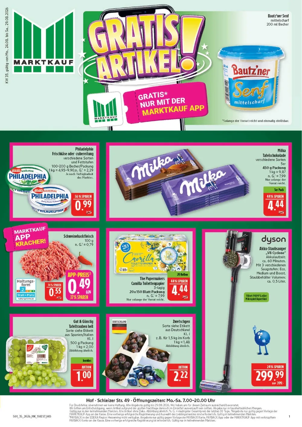 Marktkauf Prospekt ab 24.08.2026 bis 29.08.2026