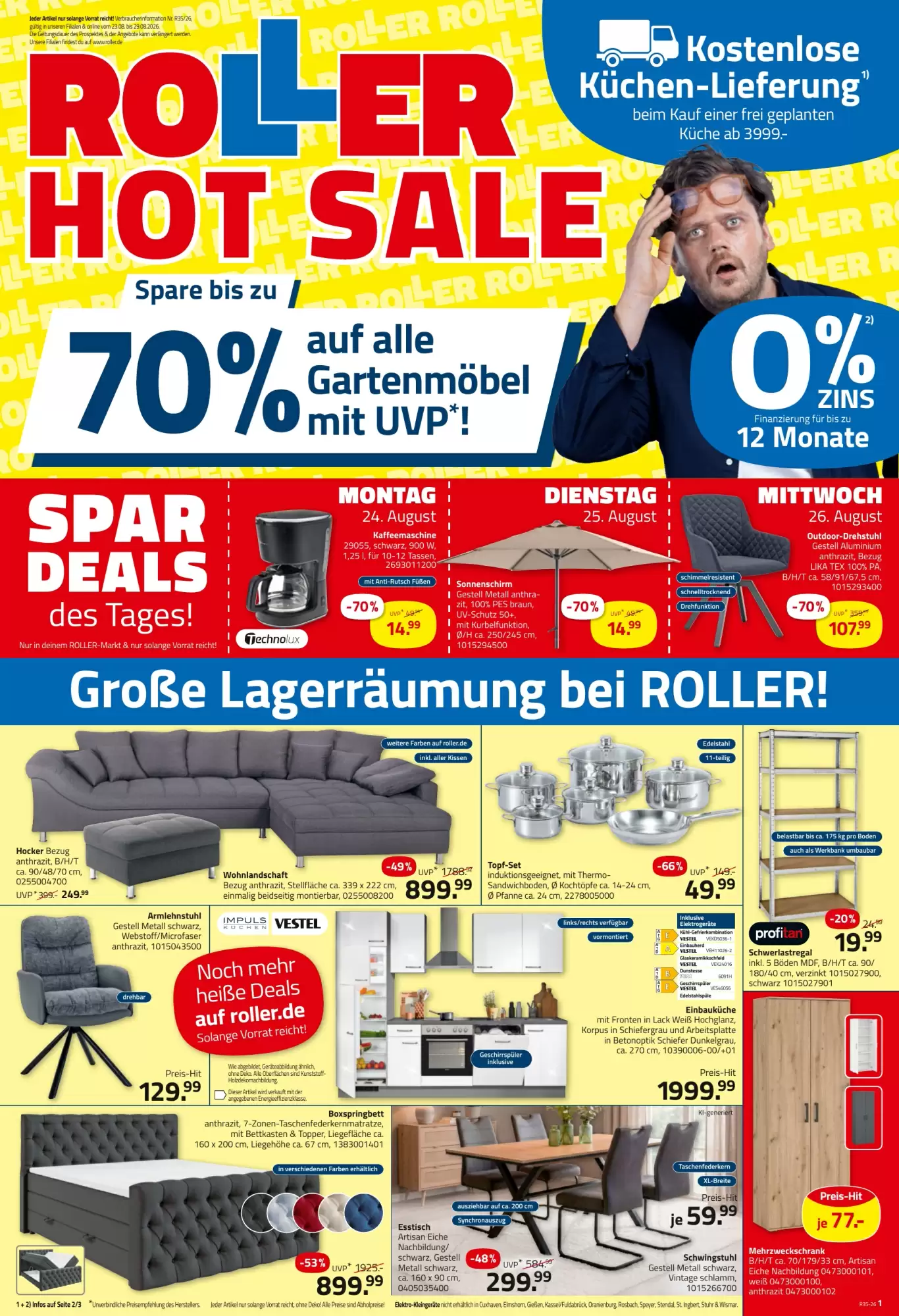 Roller Prospekt ab 23.08.2026 bis 29.08.2026